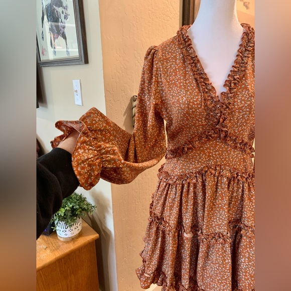 Lulus Medium Boho Sheik paisley dress - Picture 2 of 10